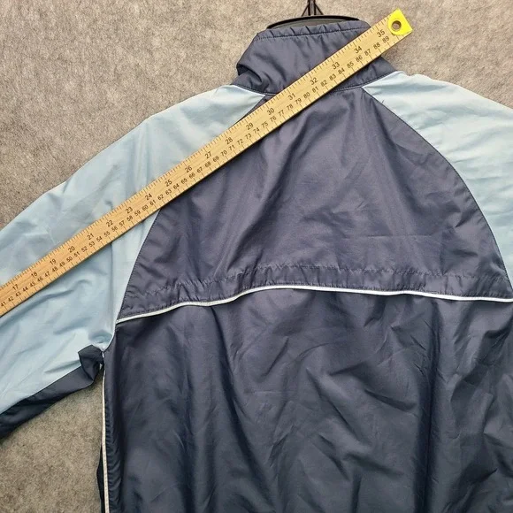 Nike 1/2 Zip Pullover Windbreaker Clima-Fit Jacket Womens LARGE Blue Golf Vented - Picture 8 of 15